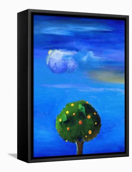 Silver Lining over the Orange Tree, 2012-Nancy Moniz-Framed Premier Image Canvas