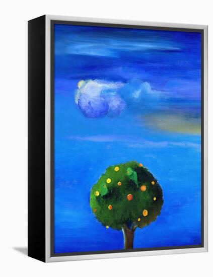 Silver Lining over the Orange Tree, 2012-Nancy Moniz-Framed Premier Image Canvas