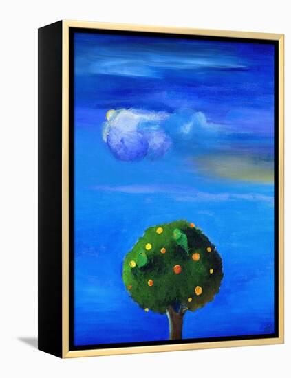 Silver Lining over the Orange Tree, 2012-Nancy Moniz-Framed Premier Image Canvas