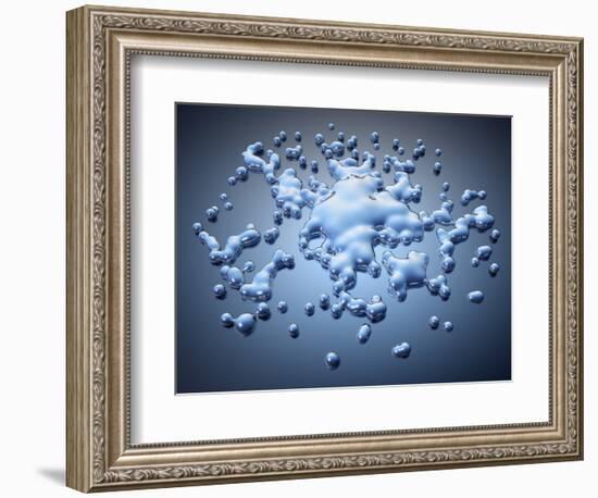 Silver Liquid-Kulka-Framed Photographic Print