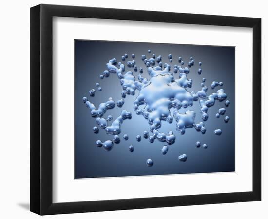 Silver Liquid-Kulka-Framed Photographic Print