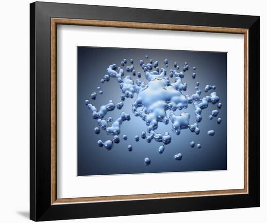 Silver Liquid-Kulka-Framed Photographic Print