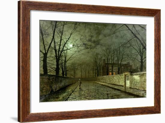 Silver Moonlight, 1880-John Atkinson Grimshaw-Framed Giclee Print