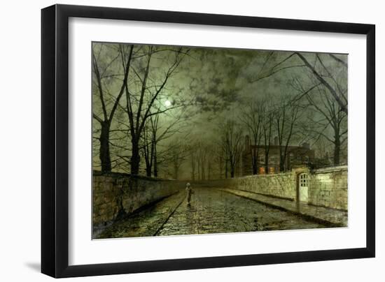 Silver Moonlight, 1880-John Atkinson Grimshaw-Framed Giclee Print