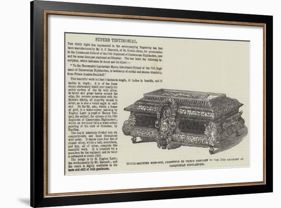 Silver-Mounted Mess-Box-null-Framed Giclee Print