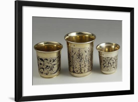 Silver Niello Cups Made-null-Framed Giclee Print