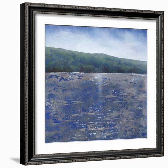 Silver Ocean I-Jason Jarava-Framed Giclee Print