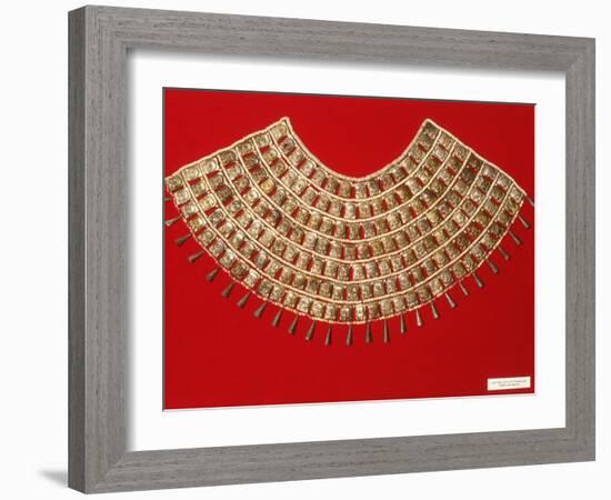Silver Pectoral Lambayeque Culture, 700-1200 AD, Peru-null-Framed Photographic Print