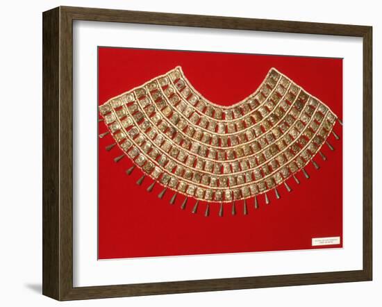 Silver Pectoral Lambayeque Culture, 700-1200 AD, Peru-null-Framed Photographic Print