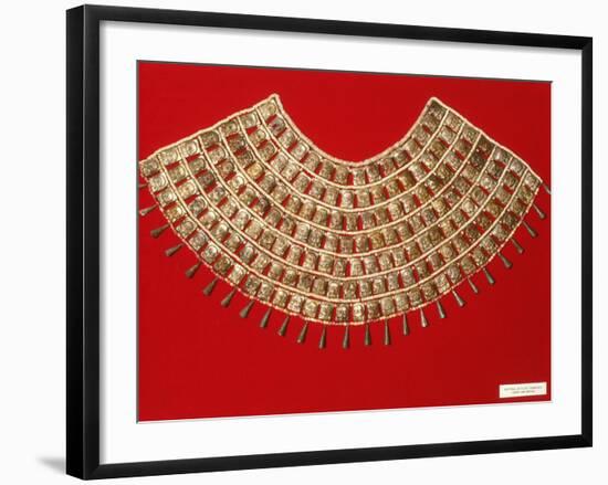 Silver Pectoral Lambayeque Culture, 700-1200 AD, Peru-null-Framed Photographic Print