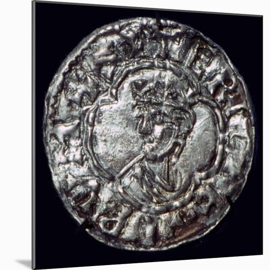 Silver penny of the Irish King Sigtrygg Silkbeard. Artist: Unknown-Unknown-Mounted Giclee Print