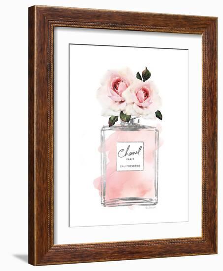 Silver Perfume & Flowers I-Amanda Greenwood-Framed Art Print