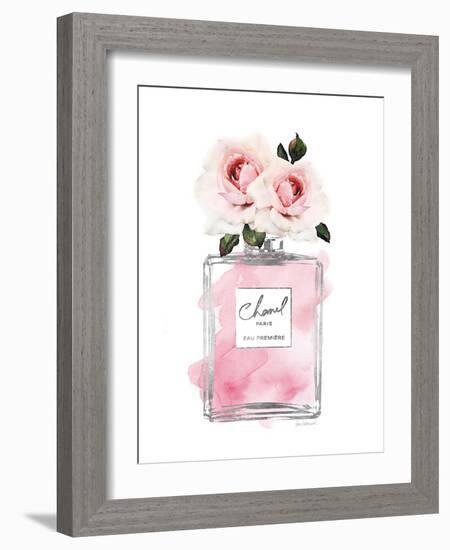 Silver Perfume & Flowers III-Amanda Greenwood-Framed Art Print