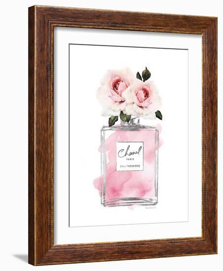 Silver Perfume & Flowers III-Amanda Greenwood-Framed Art Print