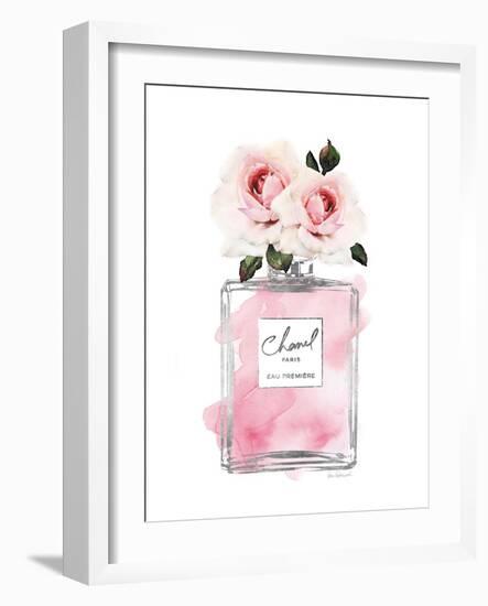 Silver Perfume & Flowers III-Amanda Greenwood-Framed Art Print