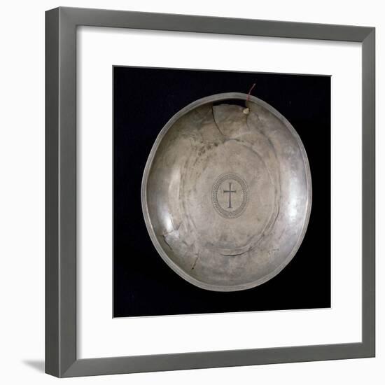 Silver Plate from the Canoscio Hoard, Perugia, Umbria, Italy-null-Framed Giclee Print