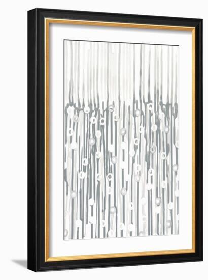 Silver Rain I-Vanna Lam-Framed Art Print