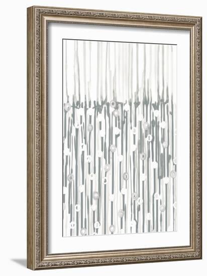 Silver Rain II-Vanna Lam-Framed Art Print