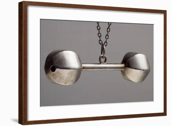 Silver Rattle. England, Early 20th Century-null-Framed Giclee Print