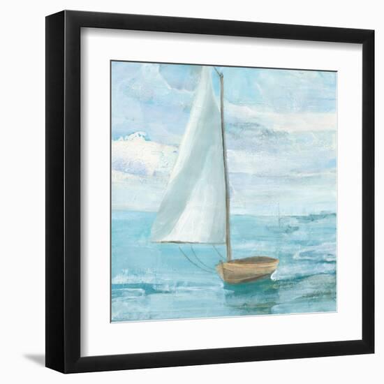 Silver Sail Bright-Albena Hristova-Framed Art Print