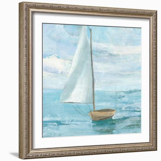 Silver Sail Bright-Albena Hristova-Framed Art Print