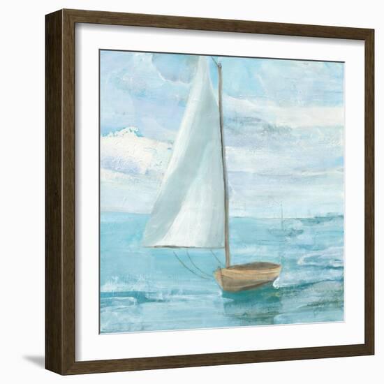 Silver Sail Bright-Albena Hristova-Framed Art Print