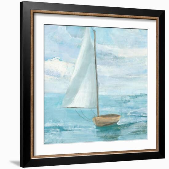 Silver Sail Bright-Albena Hristova-Framed Art Print