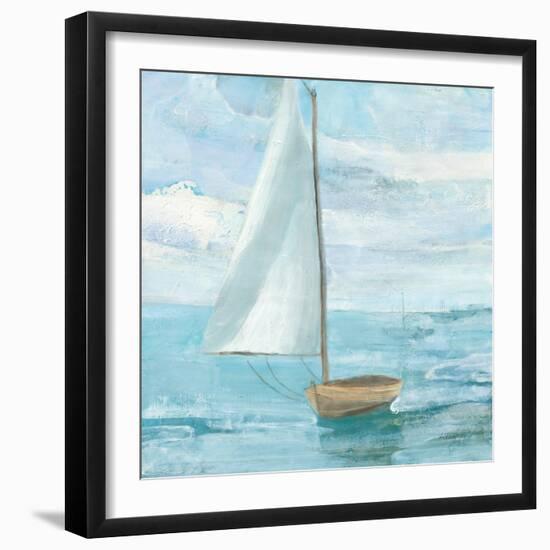 Silver Sail Bright-Albena Hristova-Framed Art Print