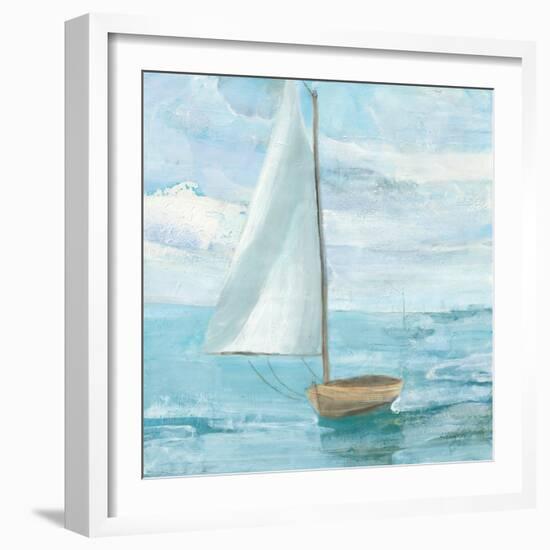 Silver Sail Bright-Albena Hristova-Framed Art Print