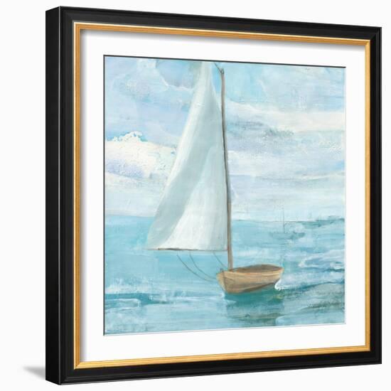 Silver Sail Bright-Albena Hristova-Framed Art Print