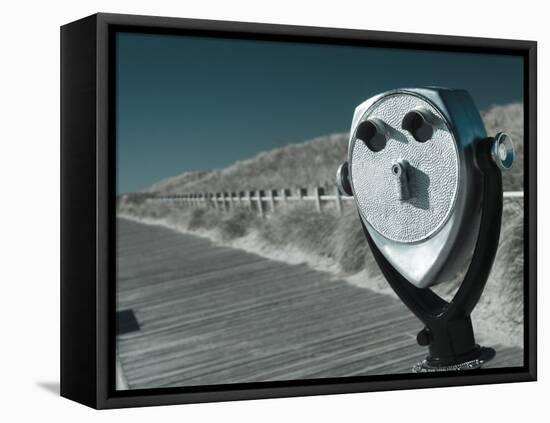 Silver Sands State Park, Connecticut, USA-Alan Copson-Framed Premier Image Canvas