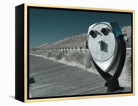 Silver Sands State Park, Connecticut, USA-Alan Copson-Framed Premier Image Canvas