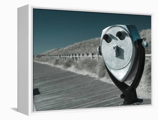 Silver Sands State Park, Connecticut, USA-Alan Copson-Framed Premier Image Canvas