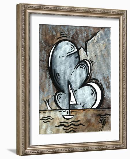 Silver Sea II-Megan Aroon Duncanson-Framed Art Print