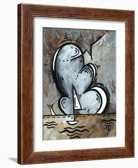 Silver Sea II-Megan Aroon Duncanson-Framed Art Print