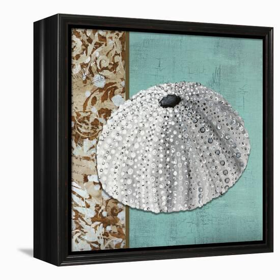 Silver Sea Urchin-Megan Aroon Duncanson-Framed Premier Image Canvas
