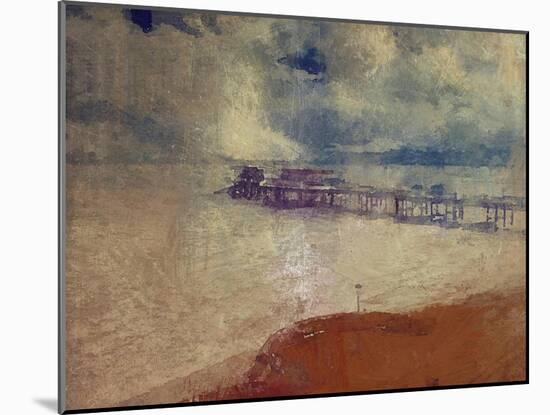 Silver Seascape - Cromer Pier, Norfolk-Mark Gordon-Mounted Giclee Print