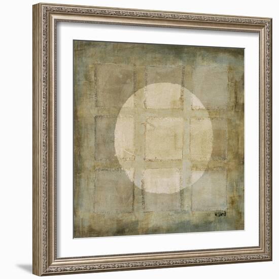 Silver Shapes II-Randy Hibberd-Framed Art Print