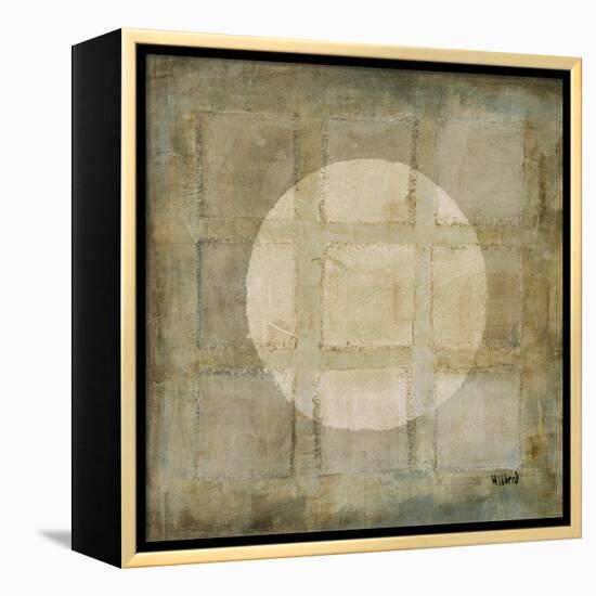 Silver Shapes II-Randy Hibberd-Framed Stretched Canvas