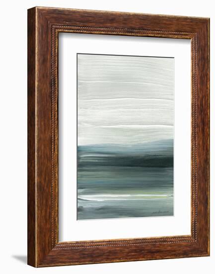 Silver Silence: Opal Sky-Joan Davis-Framed Art Print