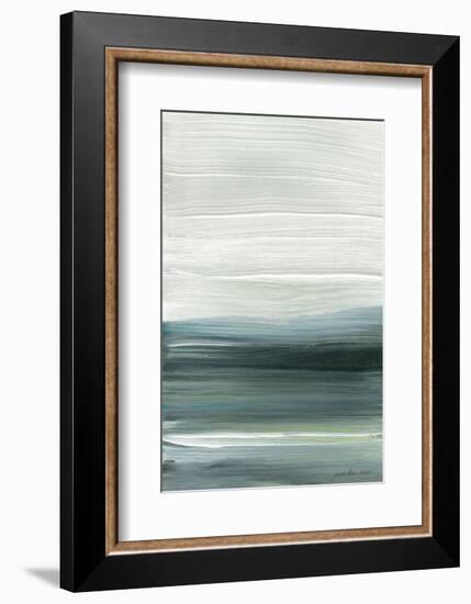 Silver Silence: Opal Sky-Joan Davis-Framed Art Print