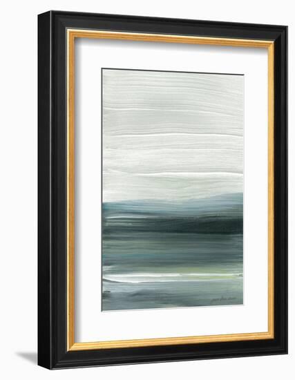 Silver Silence: Opal Sky-Joan Davis-Framed Art Print