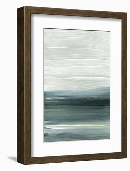 Silver Silence: Opal Sky-Joan Davis-Framed Art Print