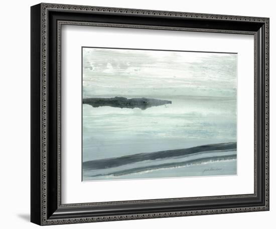 Silver Silence: Sounds of Line-Joan Davis-Framed Art Print