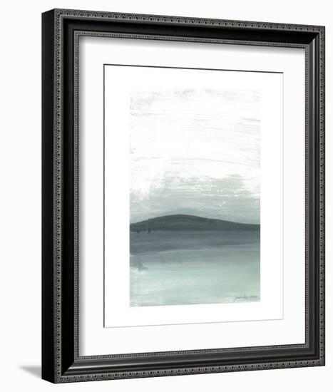 Silver Silence: The Mountain-Joan Davis-Framed Art Print