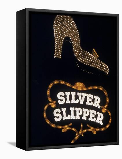 Silver Slipper Sign in Las Vegas-Loomis Dean-Framed Premier Image Canvas