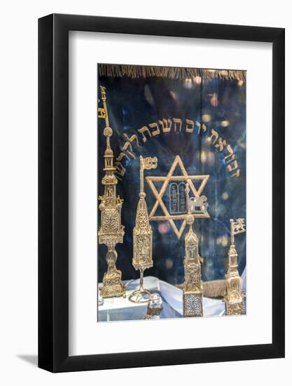 Silver Spice Containers, Dohany Synagogue, Budapest, Hungary-Jim Engelbrecht-Framed Photographic Print