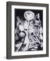 Silver Spoons and Forks-Graeme Harris-Framed Photographic Print