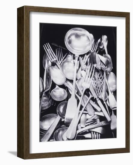 Silver Spoons and Forks-Graeme Harris-Framed Photographic Print