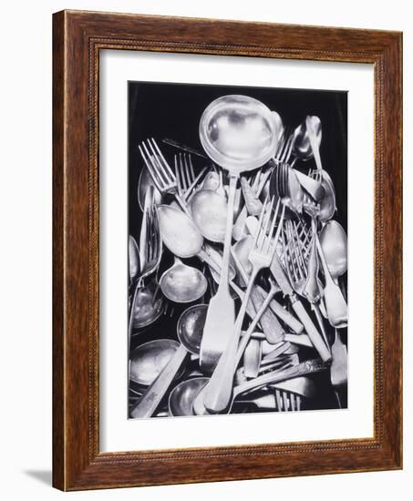 Silver Spoons and Forks-Graeme Harris-Framed Photographic Print